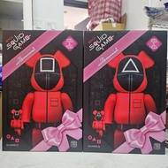 Netflix Squid Game BE@RBRICK 400% 100% 500% guard 一對 魷魚遊戲