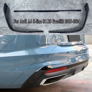 Rear Bumper Blackened Decorative Strips for Audi A4 S-Line S4 B9.5 Audi B9 Facelift 2019-2024 Sedan/