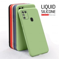 360 Liquid silicone phone case for Samsung M31 soft cover-