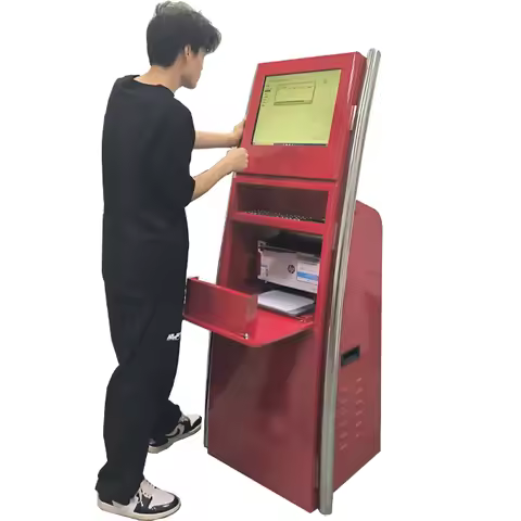 Self-service A4 file printing kiosk service equipment
