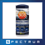 303 Automotive Protectant Wipes - 25 pieces per bottle