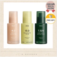 [Abib] Serum Type 4.0 PDRN Glow / 13.0 Bright Force / 7.325 Clear Spot Pump for Pores, Dark Spots an