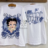 HOT BETTY BOOP BETTY BLUE Label HANES Cartoon Shirt Vintage Shirt Men's Unisex Shirt