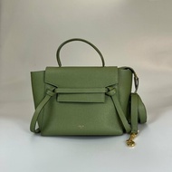 CELINE  橄欖綠鯰魚肩背包 MICRO