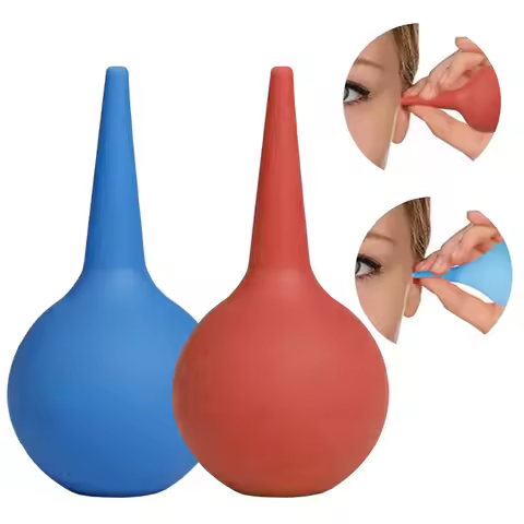 Rubber Squeeze Bulb Ear Syringe Ball Baby Reusable Nasal Aspirator for Cleaning Cameras Gaps In Wood
