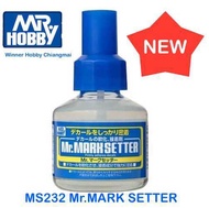 Mr. Hobby Mr. MARK SETTER MS232 Mr.MARK SOFTER MS231 น้ำยาติดดีคอล Decal Model 40ml (ของแท้จากGSI JA