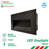 Artalux LED Steplight IP65 AR4186 IP65 5 Watt Black