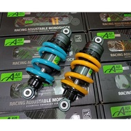 AJI RACING 205MM MONOSHOCK Y15ZR LC135 GAS ADJUSTABLE REBOUND TANGKI GAS AJI SPRING MONO ABSORBER RC