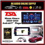 [ MTK 2+32GB ] TSA Nissan Almera 2020 - 2023 Android 9'' inch Car player Monitor