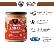 ORGANIC FIELDS Almond Spread with Himalayan Rock Salt 220g