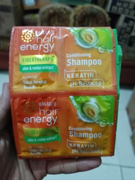 MAKARIZO 12'S/ MAKARIZO 1 RENCENG ISI 12 SACHET/ MAKARIZO HAIR ENERGY FIBERTHERAPY CONDITIONING SHAM