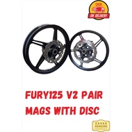 Fury125 V2 Mags Pair with Disc Secondhand Genuine