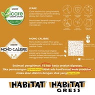 MilanTiles - HABITAT Halsten L Smoke 50x50 Keramik Lantai Kamar Kesat
