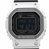 卡西歐 G-SHOCK 全金屬 5000 系列 GMW-B5000-1JF 黑色銀色不銹鋼男士數位手錶