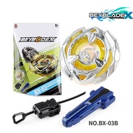 Ready Stock  Beyblade X BX-03 Wizar Arrow 4-80B XTREME Gear Sports Starter With Launcher Flame Brand