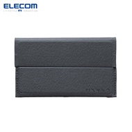 Ecom Womens Ultra-Thin Card Holder Simple Design Business Card Sleeve กล่องเก็บของอเนกประสงค์ หนังเท
