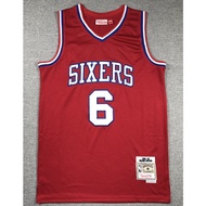 JOCELYN NBA Philadelphia 76ers No.6 Erving Basketball Jersey