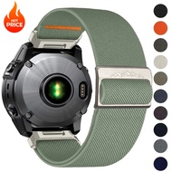 26/22mm Elastic Nylon Loop Strap For Garmin Fenix 8 E Tactix 8 Instinst 3 MIP 5 5X 6X 6 7 7X Pro/Mk2