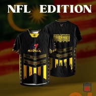 [FREE CUSTOME]NFL Sublimation Microfiber Jersey tshirt Design KL CITY baju jersi baju jersey Malaysi