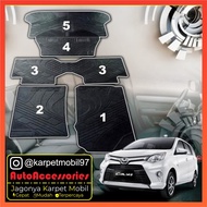 Karpet Mobil Calya Full Set 2021 Karpet Karet Lantai Mobil Toyota Calya Karpet Lantai Mobil Calya Fu