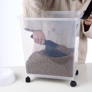 B2U Airtight Pet Food and Treat Feed Storage Box Container Combo