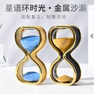 Timer 15Minute Timer Hourglass Glass Hourglass Sandglass Ornament Flowing Sand High-End Feel YFII