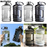 BUTUTU 1Pcs Water Bottle, Gallon Bottle 2L Large Capacity Sports Drink Bottle, PETG Portable With Ha