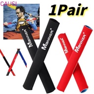 CAUSI 1Pair Canoe Paddle Grips Handle Cover, 25*5cm Non-Slip Kayaking Oars Handle Cover, Diving fabr