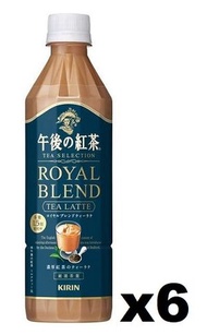 F18280_6 麒麟午後紅茶 Tea Selection 皇家鮮奶綠茶 500ml x (6支裝)