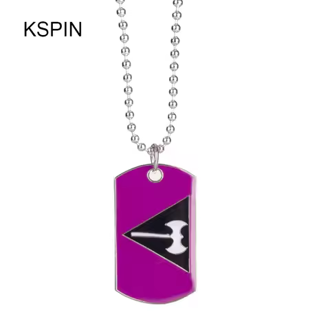 Lesbian Pride Genderqueer pride Asexual Pendant Necklace Rainbow Heart Necklace