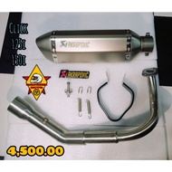 HONDA CLICK 125i/150i AKRAPOVIC FULL EXHAUST SYSTEM