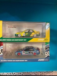 INNO64 Honda Civic Ferio #11 & #16 模型車