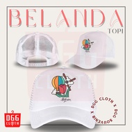 DGGCloth Topi Souvenir Negara Belanda - Topi Trucker Oleh Oleh Belanda