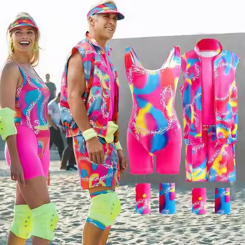 80s Workout Costume for Halloween Cosplay 80s 90s Workout Outfit Party Clothing for Adult Mens Inclu