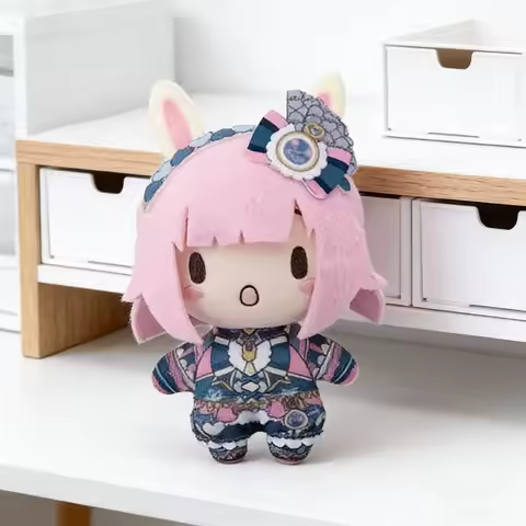 Original Hatsune Miku Project Sekai Colorful Stage Pjsk King Nesoberi Maid Plush Keychain Anime Bag 