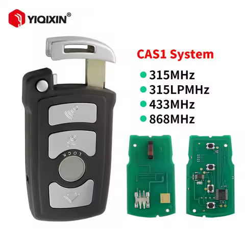 YIQIXIN 4 Button Car Remote Key For BMW 7 Series 745i 750Li 760i E65 E66 CAS1 Series 315/315LP/433/8