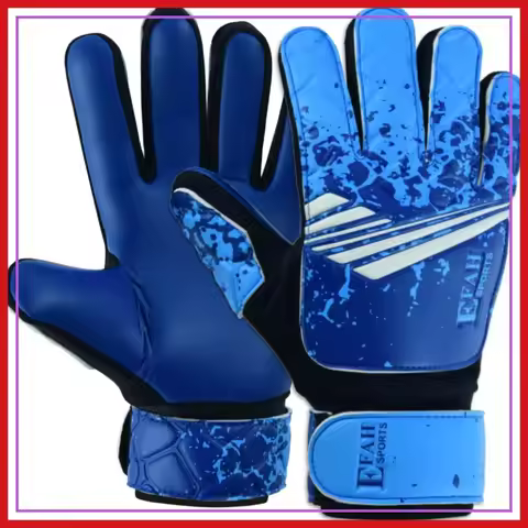 Youth Soccer Goalie Gloves with Strong Grip for Kids Boys Girls