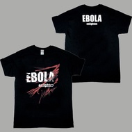 EBOLA From Enlighten Album Black Cotton T-Shirt T Shirt Lelaki