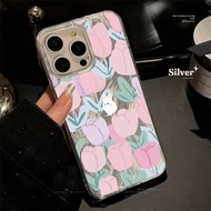 Tulip rabbit Casing hp For OPPO A5 PRO A3X A3 PRO A3S A12E A5 A38 A18 A31 A8 A17 A17K A16 A16S A15 S