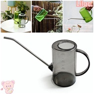 LILAC 1Pcs Watering Can, Removable Long Spout Large Capacity Watering Kettle, Portable 1L/1.5L Long Mouth Measurable Gardening Watering Bottle Home Office Outdoor Garden Lawn