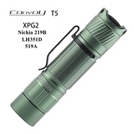 Convoy Green T5 Mini Flashlight AA 14500 Torch With XPG2/219B/219C/LH351D/519A LED Camping Hiking Li