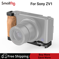 SmallRig L-Shape Wooden Grip with Cold Shoe for Sony ZV1 Camera 2936