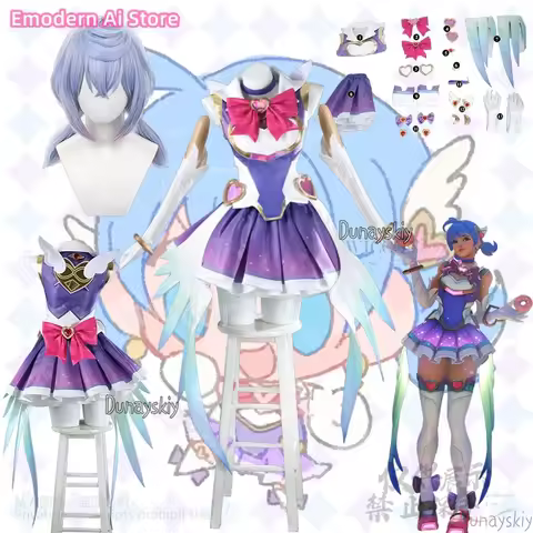 Kiriko Cosplay Anime Game Watchh2 Costume Magic Girls Fantasia Sailor Suits Y2K Sweet Kawaii Lolita 