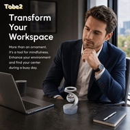 TOBE2 Levitating Gyroscope, Suspended Ball 3.03x1.77in Kinetic Desk Toy, Desk Aluminum Alloy Tableto