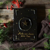 Magical Star notebook handmadenotebook diaryhandmade wood 筆記本