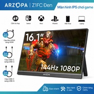 ARZOPA Z1FC 16.1 Inch Portable Gaming Monitor – IPS Full HD 1080P, 144Hz, sRGB, HDR, USB-C & Mini HD