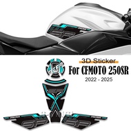 For CFMOTO CF MOTO 250SR 250 SR 2022 - 2025 250SR Motorcycle Tank Pad 3D Epoxy Protection Sticker De