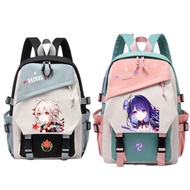 Genshin Impact Anime Cosplay Students School Bag Backpack Beelzebul Ayaka Xiao Bookbag Travel Rucksack Outdoor Boys Girls Gifts