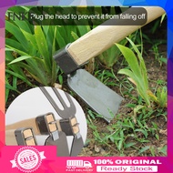 [Ready stock]  Farmland Weeding Tool Planting Tool for Farmland Lightweight Steel Garden Hand Weeding Hoe with Wooden Handle Ideal for Gardening Planting Farming Cultivator for Out