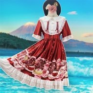 Cute lolita dress (N86 E78 D98) vip product with waist belt for sweet party